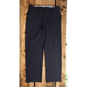 Footjoy FJ Mens Black Flat Front Tour Golf‎ Pants 34x32